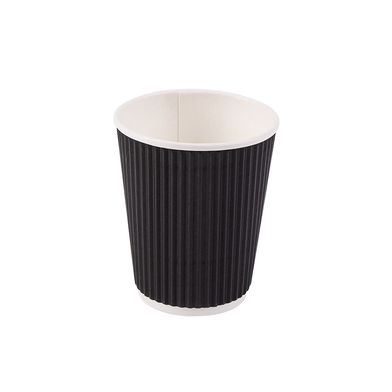 8oz Disposable Biodegradable Corrugated Paper Cups