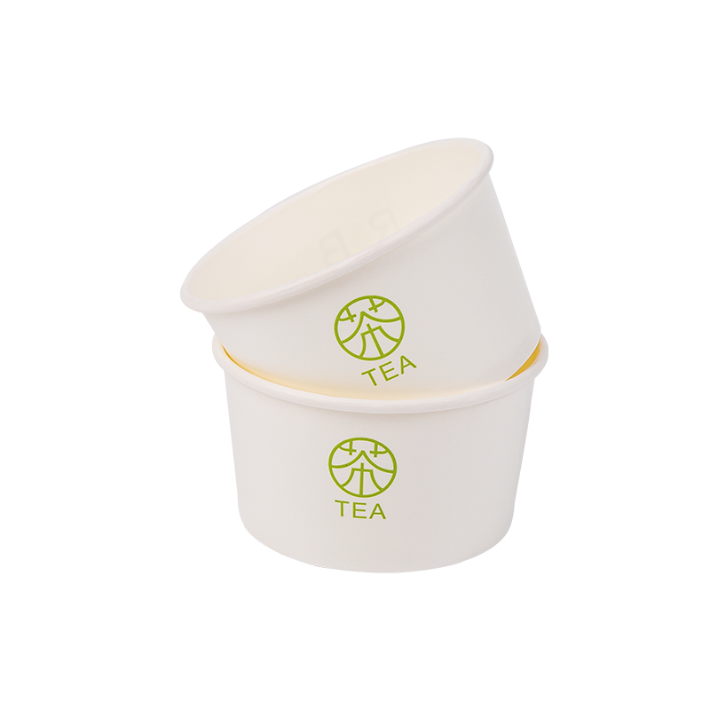 8oz Disposable Biodegradable Paper Ice Cream Cups