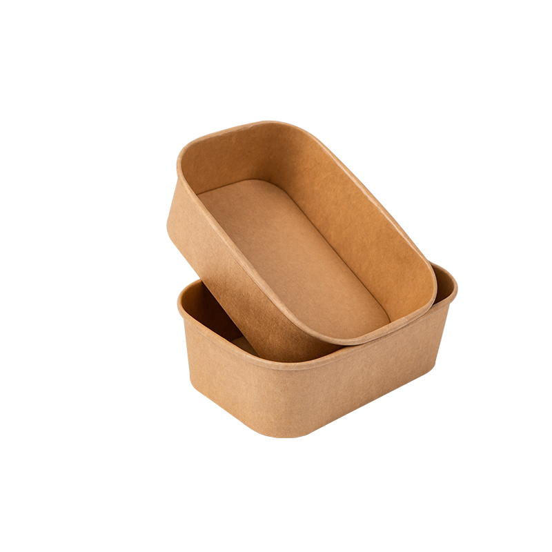 750ML Disposable Biodegradable Salad Paper Bowl