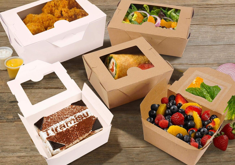 Disposable Biodegradable Fast Food Paper Box