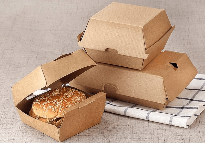 Disposable Biodegradable Hamburger Paper Box