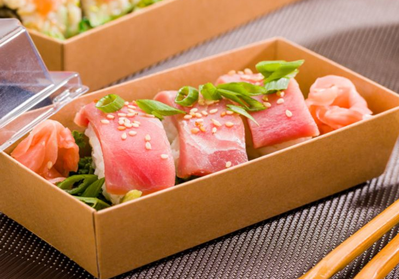 Disposable Biodegradable Sushi Paper Box